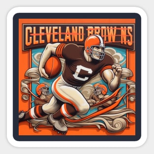 Cleveland browns Sticker